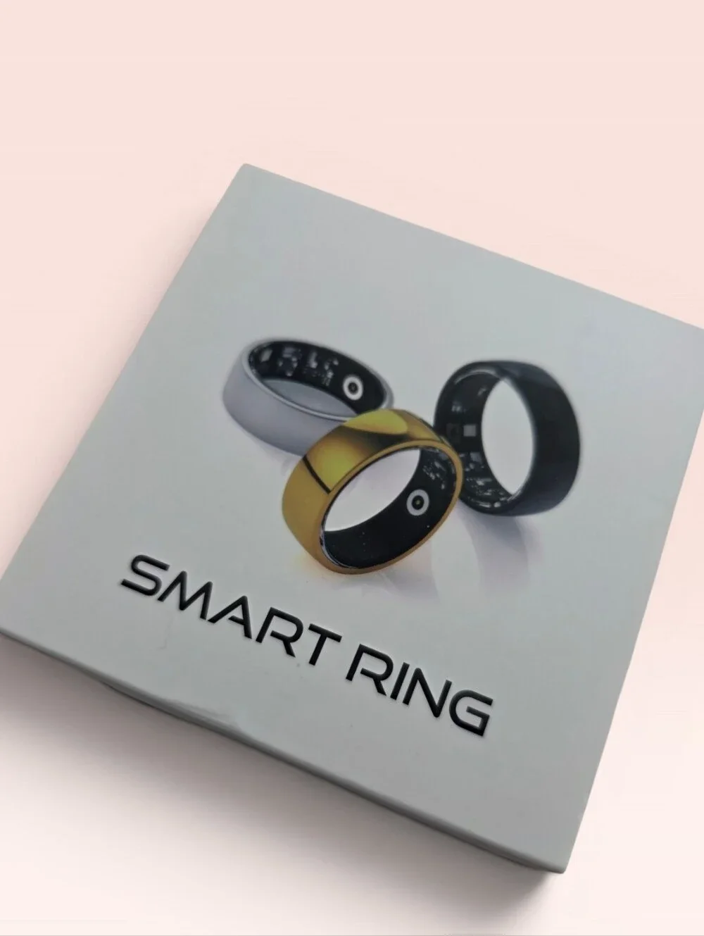 Smart Ring. Wearable Fitness & Notification Ring. Size 10. Black